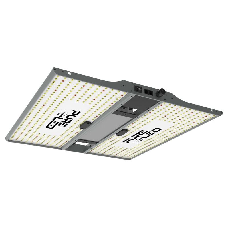 PURE LED Q240 V2.0 240W LED Grow Lampe Vollspektrum für Indoor Pflanzen und Growbox 80x80 cm dimmbar
