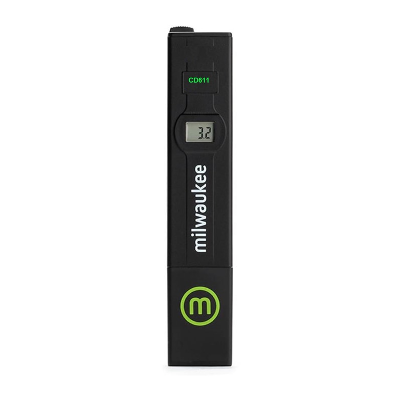 Milwaukee CD611 Eco EC-Messgerät zur präzisen Messung der elektrischen Leitfähigkeit in Wasser und Nährlösungen