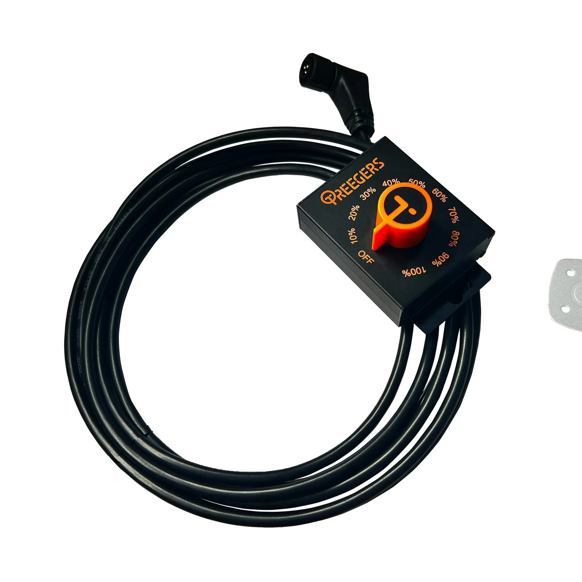 Treegers Präzisions T Dimmer 0–10V zur stufenlosen Steuerung von LED Grow Lampen mit 0–100% Dimmung und 3m Kabel für Indoor Grow Systeme